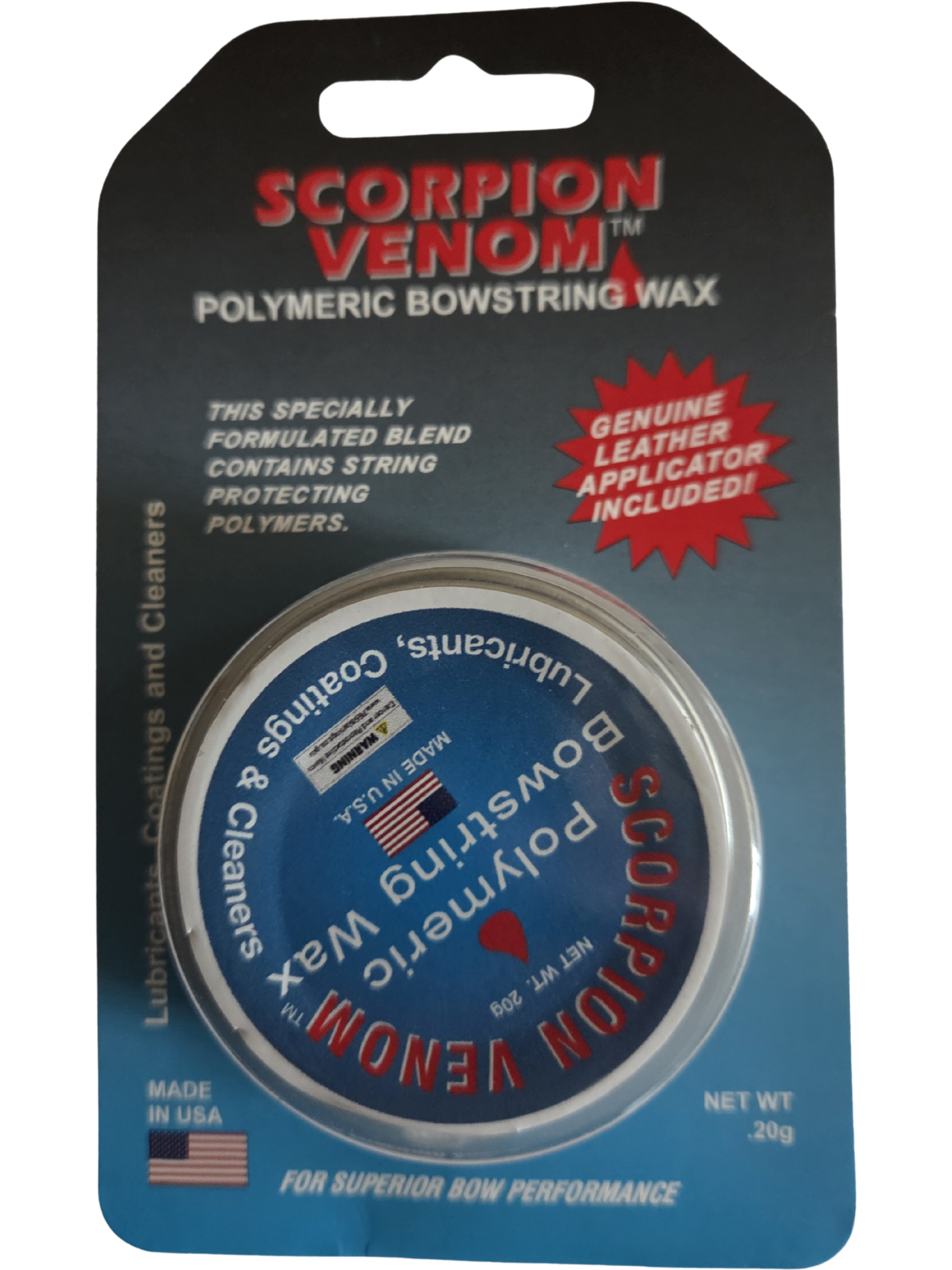 Scorpion Venom Polymeric Bowstring Wax